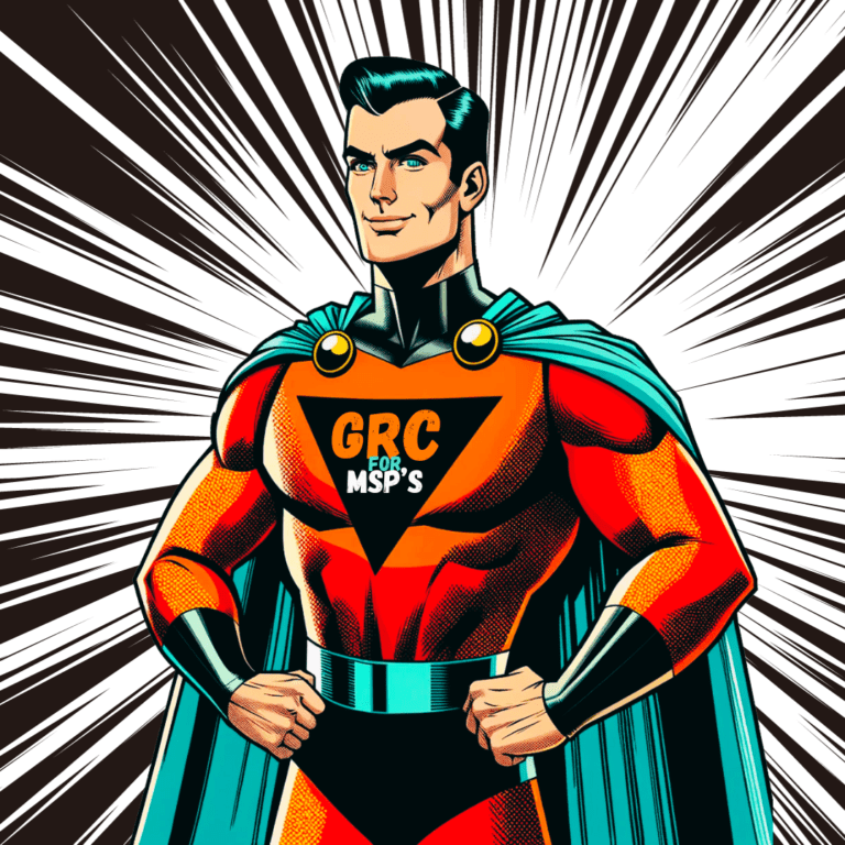 Super hero of GRC logo